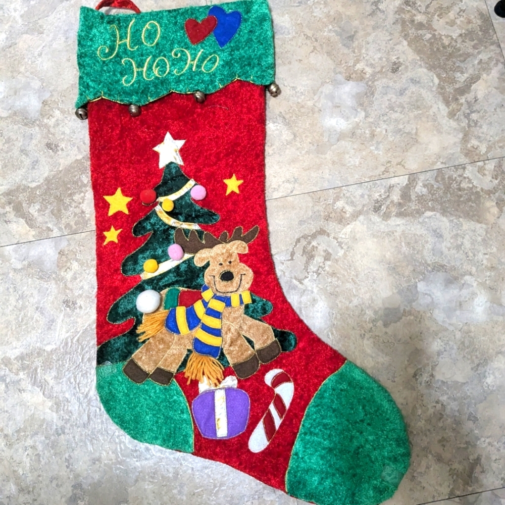Giant Deluxe Christmas Stocking Decoration!!